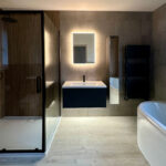 Halton Property Service; modern bathroom sanctuary for first time buyers