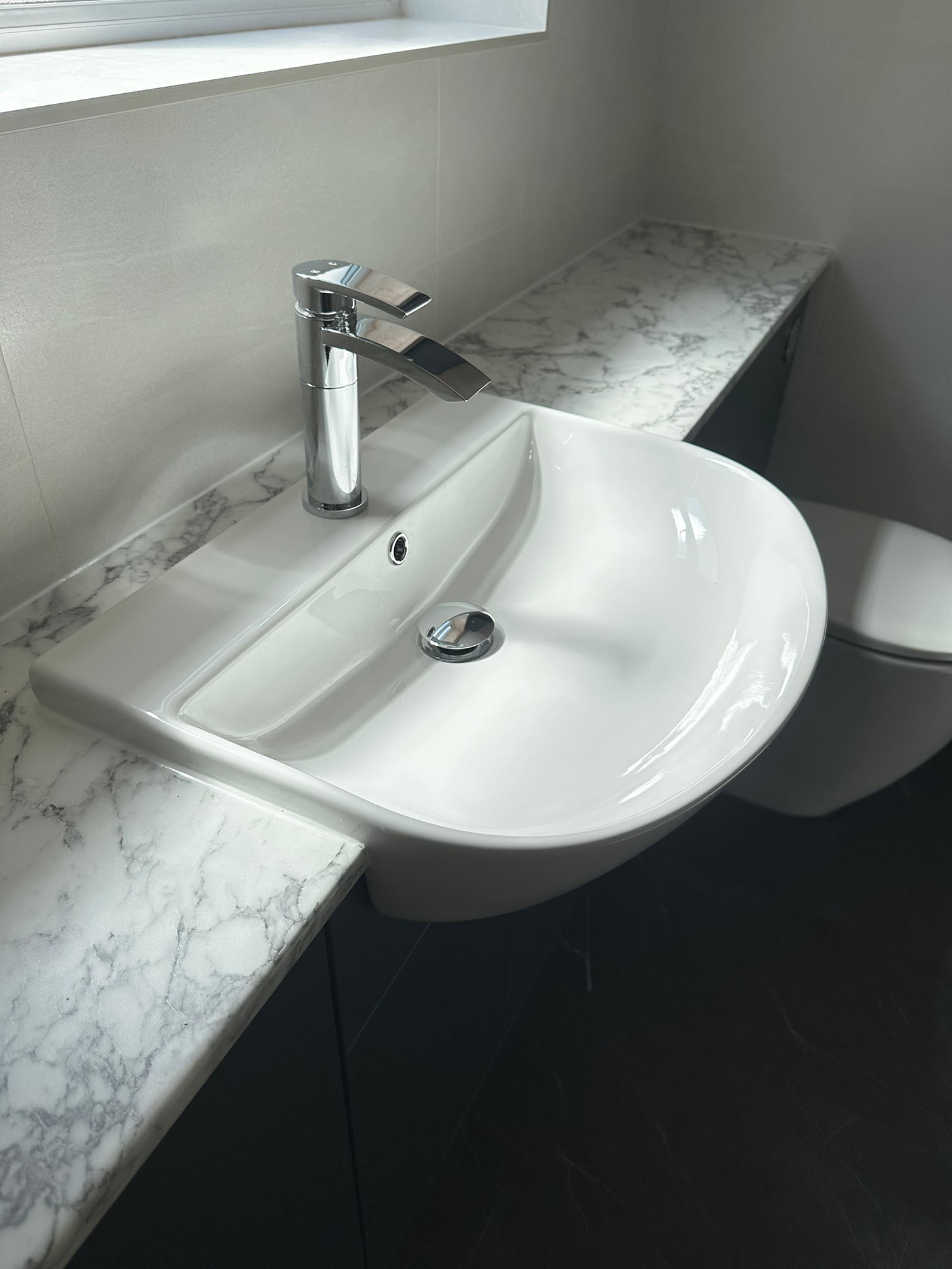 Halton Property Service; Luxury Primary Ensuite Renovation in New Milton