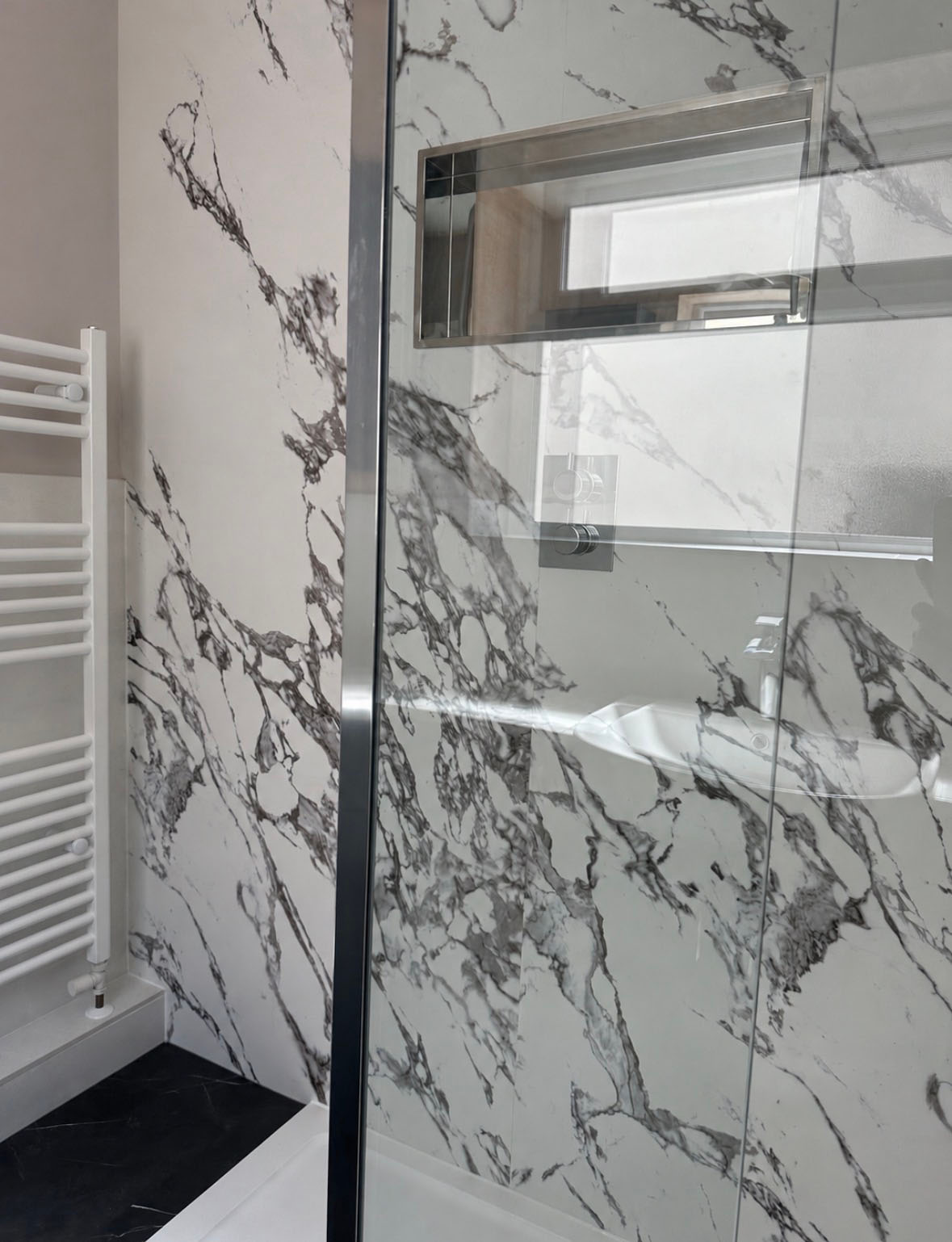 Halton Property Service; Luxury Primary Ensuite Renovation in New Milton